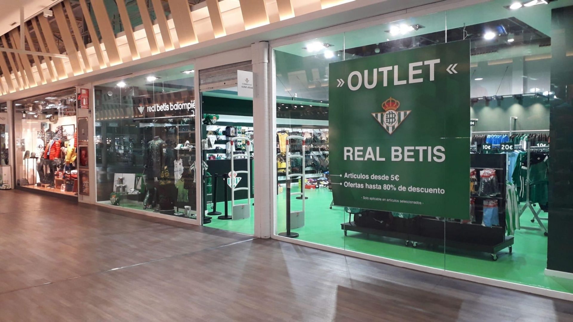 tienda outlet real betis balompie