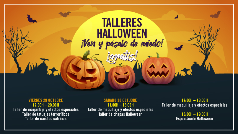 talleres halloween sevilla factory dos hermanas